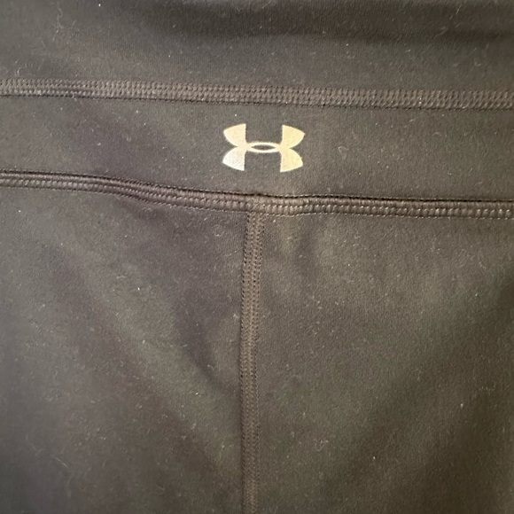 Under Armour Women's HeatGear® Black & Gray Fitted Leggings Size Medium - Picture 4 of 5